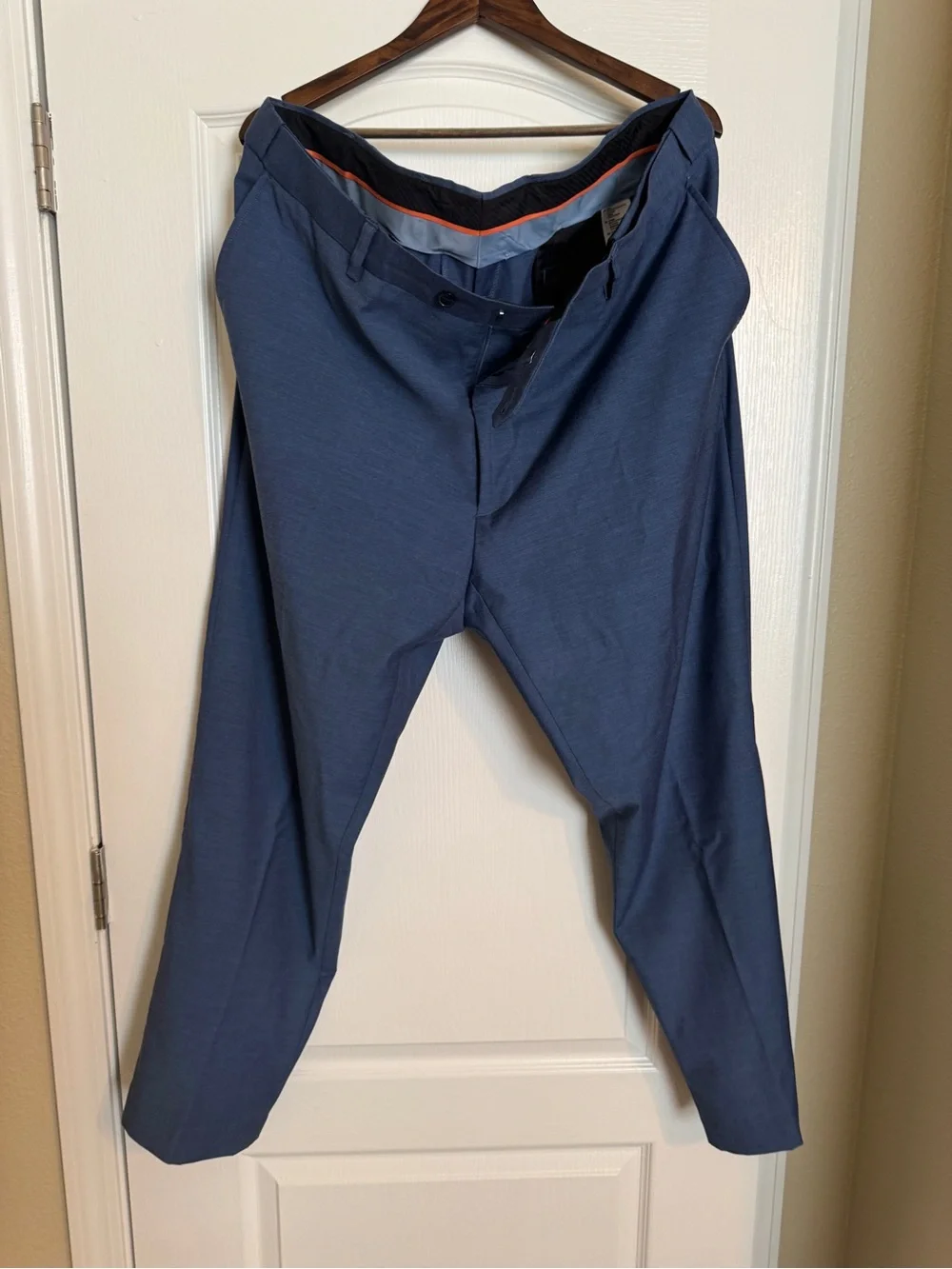 Men's Blue Two-Button Suit 50R With Slacks 44x30
